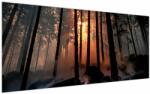 Mivali Tablou cu pădure întunecată, dintr-o bucată 200x100 cm (V020379V200100)