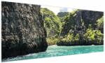 Mivali Tablou cu râu montan, dintr-o bucată 250x125 cm (V020364V250125)