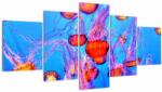 Mivali Tablou cu meduse în mare, din cinci bucăți 150x80 cm (V021149V150805PCS)