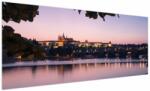 Mivali Tablou cu palatul din Praga și Vltava, dintr-o bucată 250x125 cm (V020901V250125)