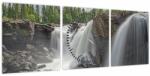 Mivali Tablou cu cascade (cu ceas), din trei bucăți 90x30 cm cu ceas (V020852V9030C)