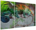 Mivali Tablou - Cameleon, din trei bucăți 120x80 cm (V022880V120803PCS)