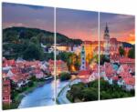 Mivali Tablou - Český Krumlov, din trei bucăți 120x80 cm (V022314V120803PCS)