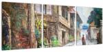 Mivali Tablou - Satul filipinez, Asia, din trei bucăți 90x30 cm (V023208V9030)