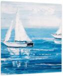 Mivali Tablou - Pictură yacht pe mare, dintr-o bucată 30x30 cm (V023974V3030)