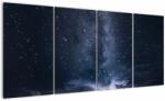 Mivali Tablou cerului plin de stele, din patru bucăți 160x80 cm (V020293V16080)