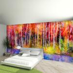 Mivali Fototapet - Pădure abstract, vlies, 490x340 cm (T100292TQ10)