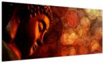 Mivali Tablou - Buddha în nuanțe roșii, dintr-o bucată 100x40 cm (V023344V10040)