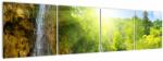 Mivali Tablou - cascadele în djunglă, din patru bucăți 160x40 cm (V020549V16040)