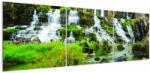Mivali Tablou - cascade cu plante, din trei bucăți 150x50 cm (V020617V15050)