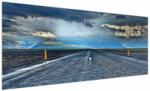 Mivali Tablou cu drum în furtună, dintr-o bucată 250x125 cm (V020688V250125)