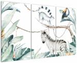 Mivali Tablou - Animale exotice, din trei bucăți 120x80 cm (V022893V120803PCS)