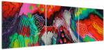 Mivali Tablou abstract - culori, din trei bucăți 150x50 cm (V021635V15050)