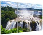 Mivali Tablou cu cascadele Iguass, din trei bucăți 120x80 cm (V021163V120803PCS)