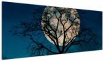 Mivali Tablou copacului cu lună plină, dintr-o bucată 145x58 cm (V021355V14558)