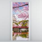Mivali Fototapet pentru ușă - Cireșe japoneze (D020346D95205)