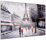 Mivali Tablou - Pictură în ulei, Paris, dintr-o bucată 100x70 cm (V023196V10070)