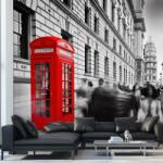 Mivali Fototapet - Pe o stradă în Londra, vlies, 490x340 cm (T100278TQ10)