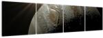 Mivali Tablou cu planetă în cosmos, din patru bucăți 160x40 cm (V020810V16040)
