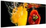 Mivali Tablou - ardei în apă, dintr-o bucată 100x40 cm (V020224V10040)