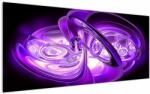 Mivali Tabloul fractalilor în violet, dintr-o bucată 120x50 cm (V020066V12050)