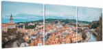 Mivali Tablou - Krumlov din Cehia, din trei bucăți 120x40 cm (V021659V12040)