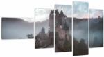Mivali Tablou - Eltz Castle, Germania, din cinci bucăți 110x60 cm (V021632V11060)