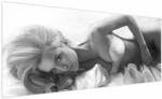 Mivali Tablou - Boudoir alb-negru, dintr-o bucată 250x125 cm (V023671V250125)