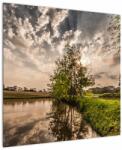 Mivali Tablou naturii cu raze de soae, dintr-o bucată 70x70 cm (V020515V7070)