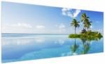 Mivali Tablou - Insula tropicală, dintr-o bucată 250x125 cm (V022457V250125)