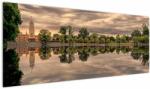 Mivali Tablou cu lac și copaci, dintr-o bucată 145x58 cm (V020347V14558)