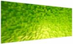 Mivali Tabloul cuburilor galbenverzui, dintr-o bucată 250x125 cm (V020057V250125)