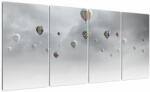 Mivali Tablou - Baloane pe perete de cărămidă, din patru bucăți 160x80 cm (V023350V16080)