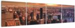 Mivali Tablou - Metropolă, din patru bucăți 160x40 cm (V022730V16040)