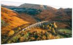 Mivali Tablou cu pod în valea din Scoția, dintr-o bucată 200x100 cm (V021716V200100)