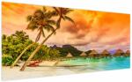 Mivali Tablou - Insula Bora Bora, dintr-o bucată 200x100 cm (V022350V200100)