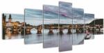 Mivali Tablou cu Vltava, din șapte bucăți 210x100 cm (V020342V210100)