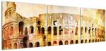 Mivali Tablou - Pictură digitală, Colosseum, Roma, Italia, din trei bucăți 150x50 cm (V023160V15050)