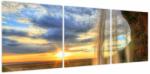 Mivali Tablou - Cascadă, din trei bucăți 120x40 cm (V023741V12040)