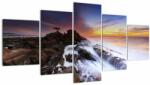 Mivali Tablou cu munți în ceață, din cinci bucăți 150x80 cm (V021019V150805PCS)