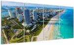 Mivali Tablou - Miami, Florida, din patru bucăți 160x80 cm (V022482V16080)