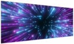 Mivali Tablou - Spațiu neon, dintr-o bucată 250x125 cm (V023032V250125)