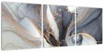 Mivali Tablou - Marmură gri, din trei bucăți 90x30 cm (V022406V9030)