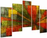 Mivali Tablou cu abstracție geometrică, din cinci bucăți 125x90 cm (V021955V12590)