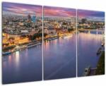 Mivali Tablou cu orașul Bratislava cu râu, din trei bucăți 120x80 cm (V020706V120803PCS)