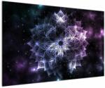 Mivali Tablou - Mandala Lotus în spațiu, dintr-o bucată 120x80 cm (V022934V12080)