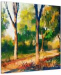 Mivali Tablou - Pădure de vară însorită, pictură, dintr-o bucată 50x50 cm (V023200V5050)