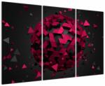 Mivali Tablou cu abstracție 3D, din trei bucăți 120x80 cm (V020866V120803PCS)