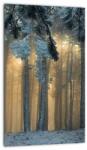 Mivali Tablou cu pădure înzăpezită, dintr-o bucată 20x30 cm (V022318V2030)