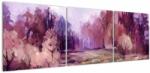 Mivali Tablou - Peisaj de toamnă - pictură, din trei bucăți 150x50 cm (V022395V15050)